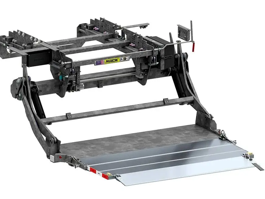 HAYON ÉLÉVATEUR À GLISSIÈRE MAXON GPSLRT - SLIDELIFT - OUVERT