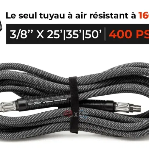 Tuyau à air 3/8″ Ultra-Léger | 400PSI | WorkHose