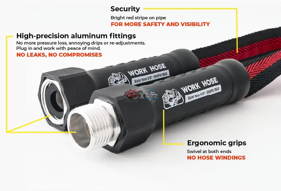 WorkHose 5/8 heavy-duty water hose - Technical specifications